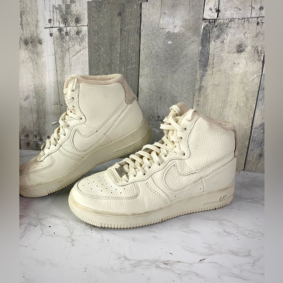 Nike Air Force 1 Sculpt Women's Sail Platform Sneakers size: 7.5 DC3590-102 - Picture 2 of 6